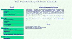 Desktop Screenshot of dualzahlen.de